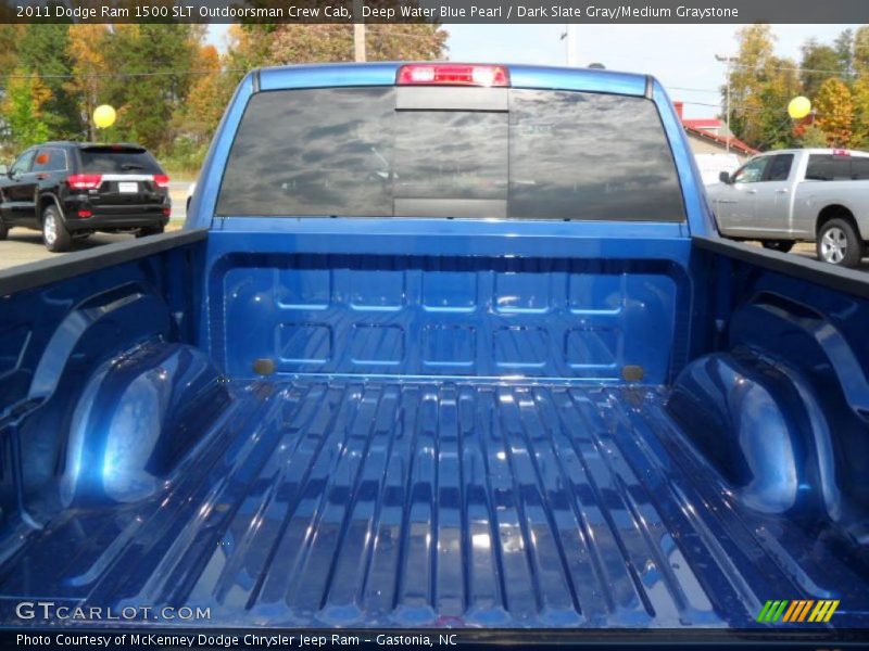 Deep Water Blue Pearl / Dark Slate Gray/Medium Graystone 2011 Dodge Ram 1500 SLT Outdoorsman Crew Cab