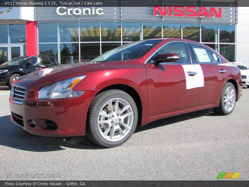 Tuscan Sun / Cafe Latte 2011 Nissan Maxima 3.5 SV
