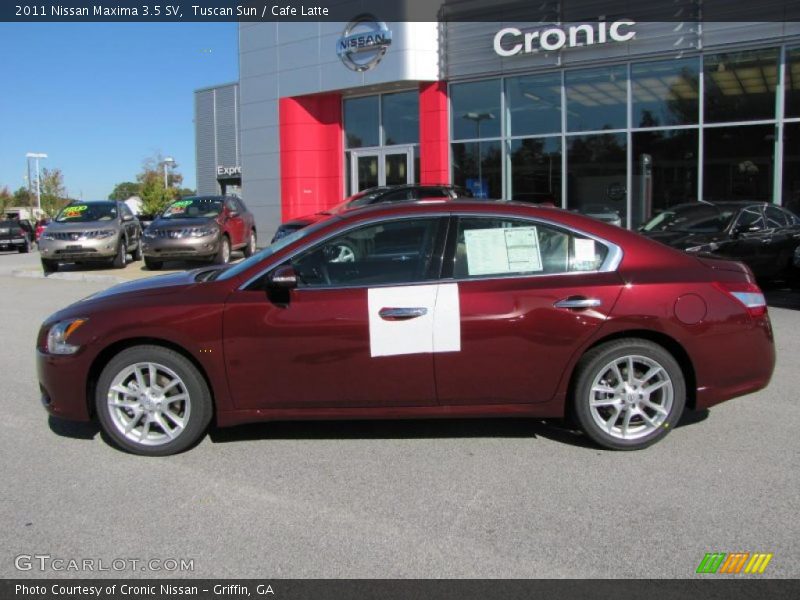 Tuscan Sun / Cafe Latte 2011 Nissan Maxima 3.5 SV