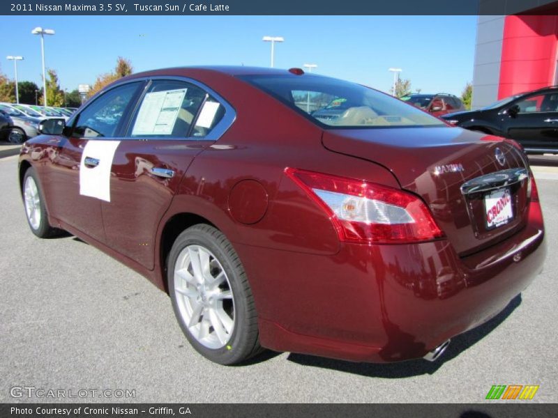 Tuscan Sun / Cafe Latte 2011 Nissan Maxima 3.5 SV