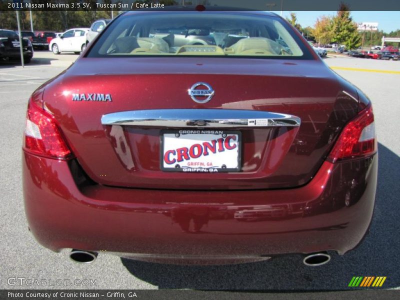 Tuscan Sun / Cafe Latte 2011 Nissan Maxima 3.5 SV