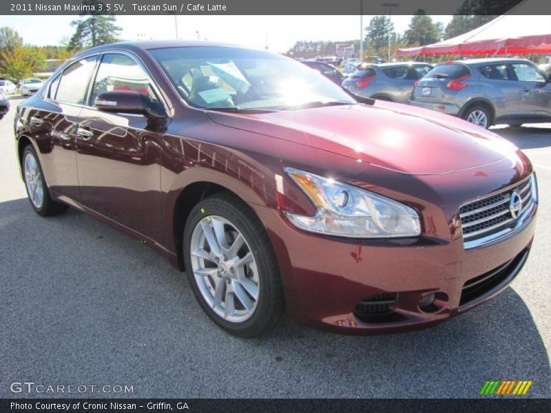 Tuscan Sun / Cafe Latte 2011 Nissan Maxima 3.5 SV
