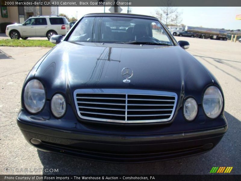 Black Opal Metallic / Charcoal 2000 Mercedes-Benz CLK 430 Cabriolet