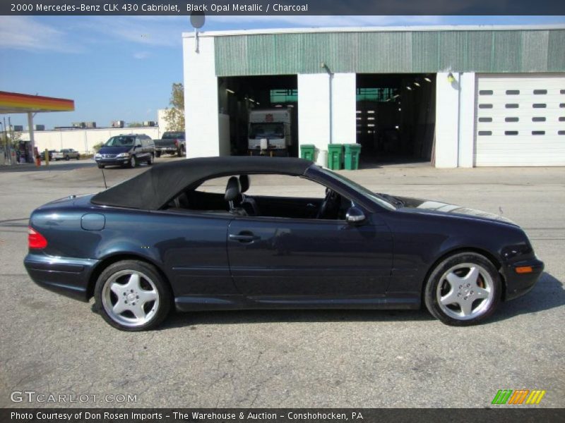 Black Opal Metallic / Charcoal 2000 Mercedes-Benz CLK 430 Cabriolet