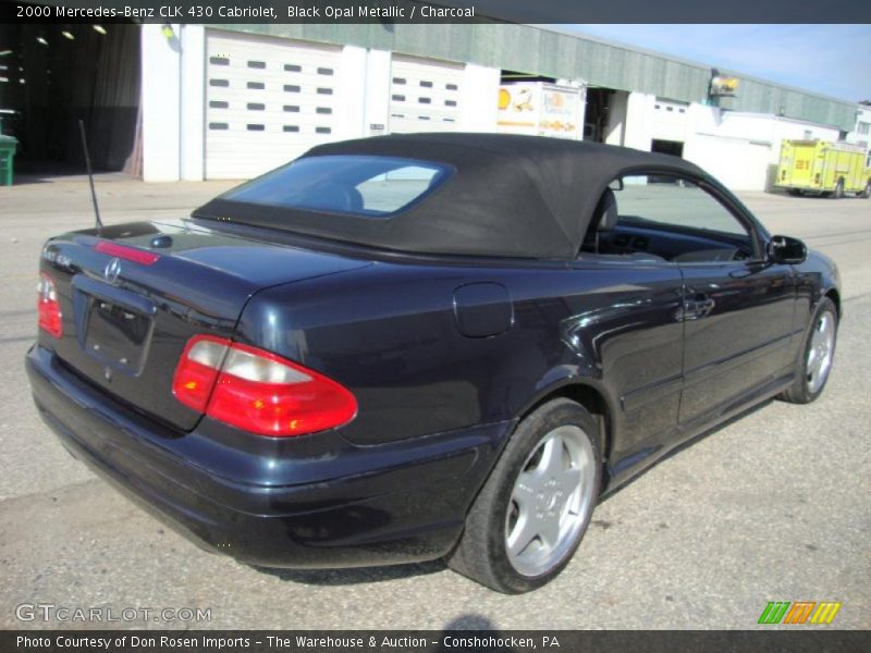 Black Opal Metallic / Charcoal 2000 Mercedes-Benz CLK 430 Cabriolet