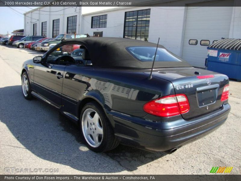 Black Opal Metallic / Charcoal 2000 Mercedes-Benz CLK 430 Cabriolet