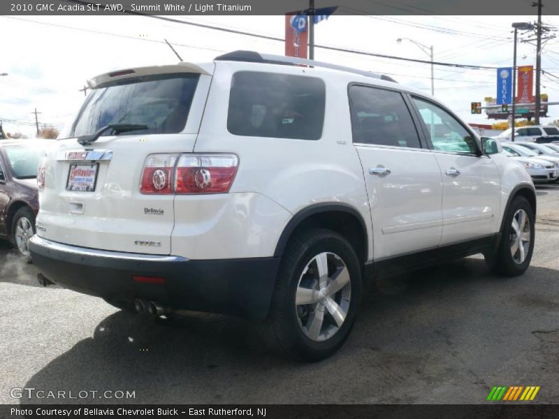 Summit White / Light Titanium 2010 GMC Acadia SLT AWD