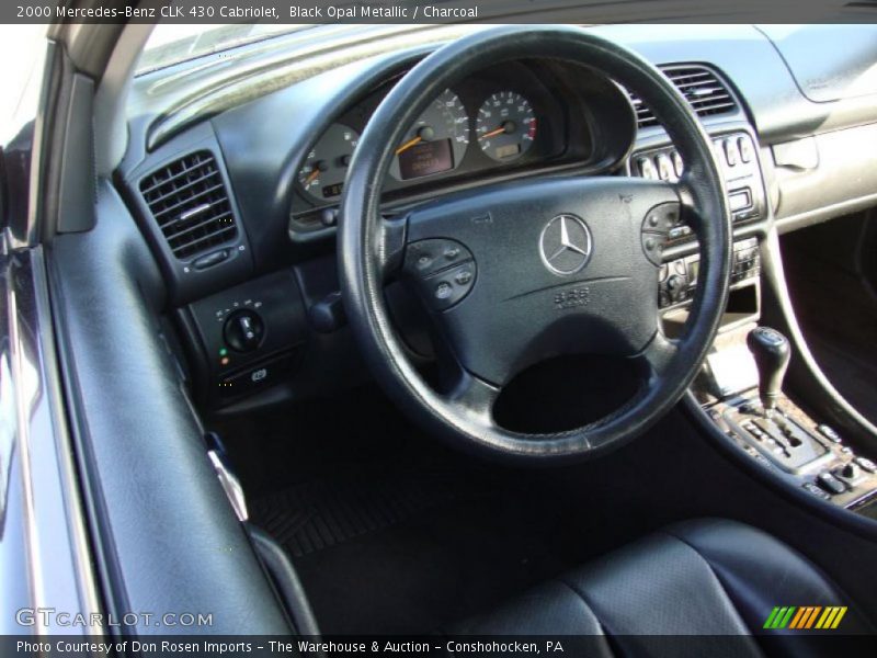  2000 CLK 430 Cabriolet Charcoal Interior