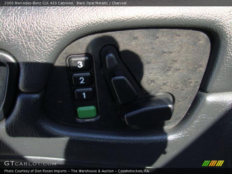 Black Opal Metallic / Charcoal 2000 Mercedes-Benz CLK 430 Cabriolet