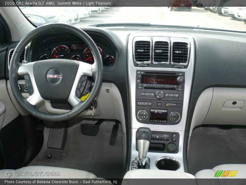 Summit White / Light Titanium 2010 GMC Acadia SLT AWD