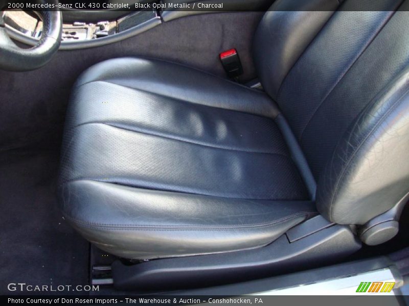 Black Opal Metallic / Charcoal 2000 Mercedes-Benz CLK 430 Cabriolet