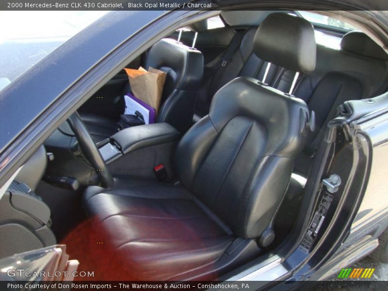  2000 CLK 430 Cabriolet Charcoal Interior