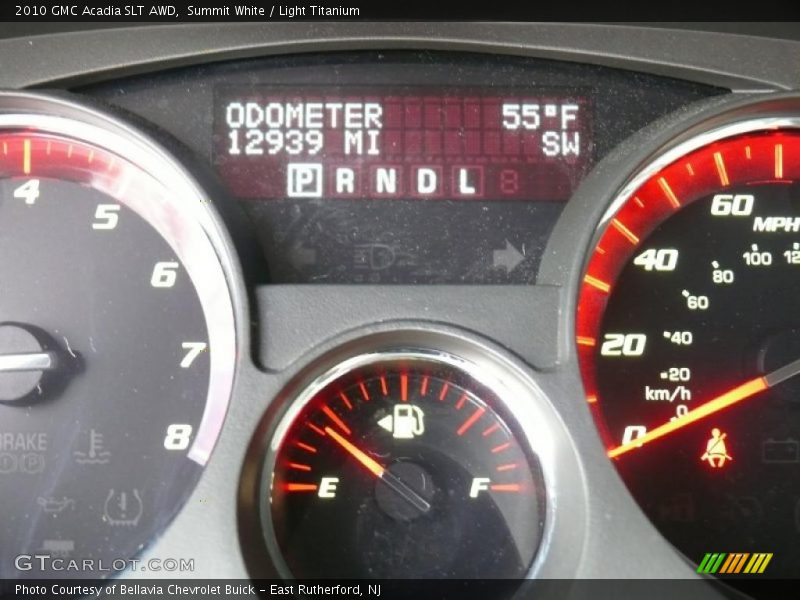 Summit White / Light Titanium 2010 GMC Acadia SLT AWD
