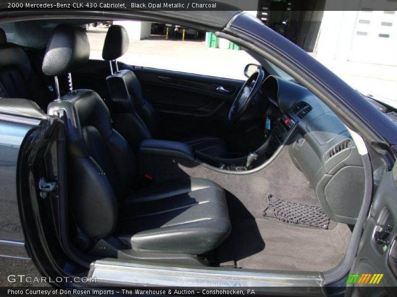 Black Opal Metallic / Charcoal 2000 Mercedes-Benz CLK 430 Cabriolet