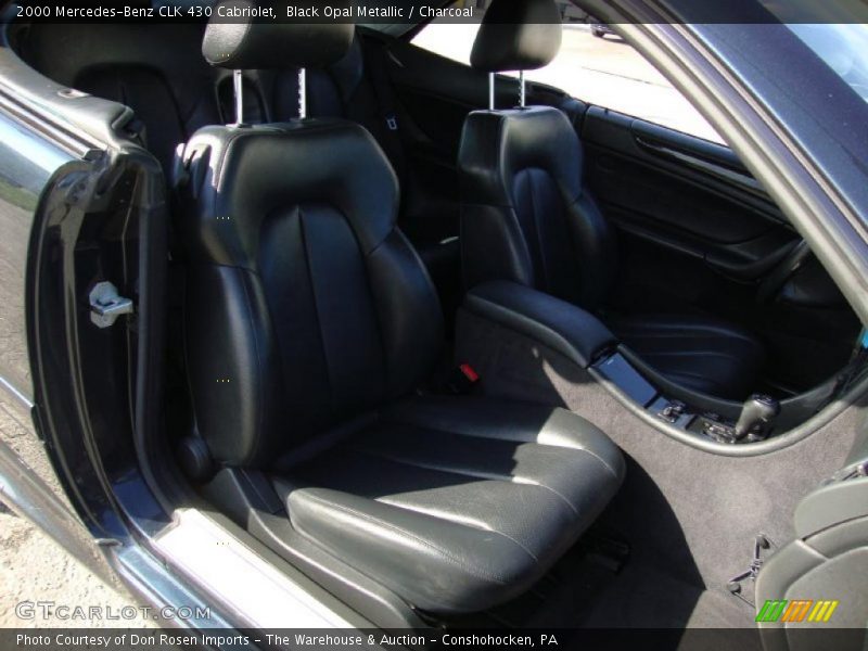 Black Opal Metallic / Charcoal 2000 Mercedes-Benz CLK 430 Cabriolet
