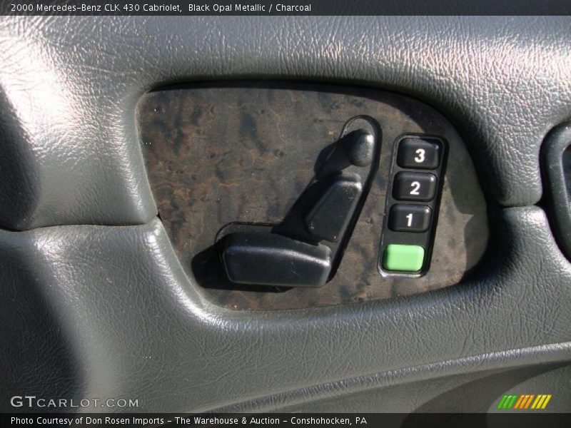Black Opal Metallic / Charcoal 2000 Mercedes-Benz CLK 430 Cabriolet