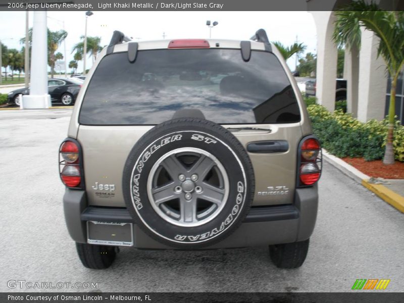 Light Khaki Metallic / Dark/Light Slate Gray 2006 Jeep Liberty Renegade