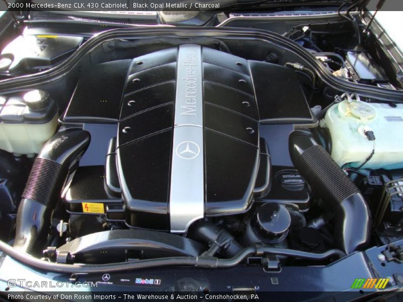  2000 CLK 430 Cabriolet Engine - 4.3 Liter SOHC 24-Valve V8