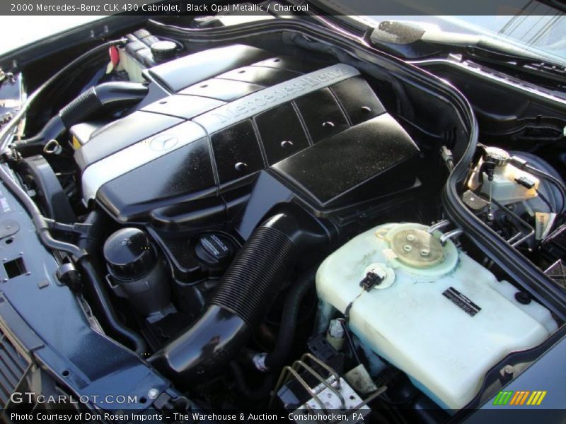  2000 CLK 430 Cabriolet Engine - 4.3 Liter SOHC 24-Valve V8