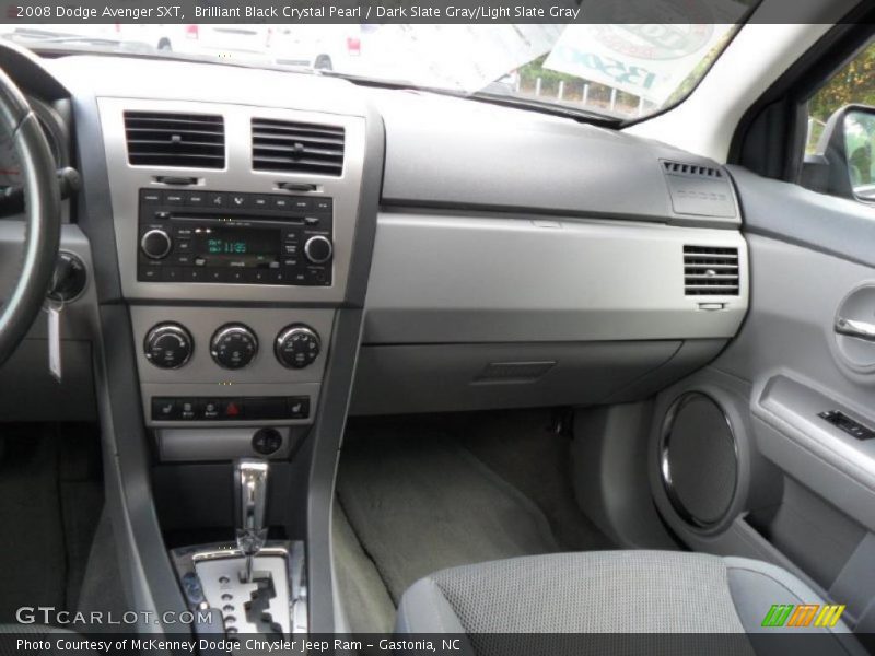 Brilliant Black Crystal Pearl / Dark Slate Gray/Light Slate Gray 2008 Dodge Avenger SXT