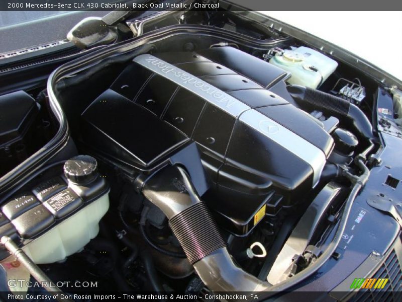  2000 CLK 430 Cabriolet Engine - 4.3 Liter SOHC 24-Valve V8