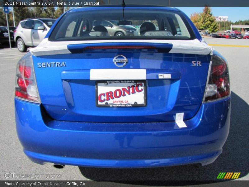 Metallic Blue / Charcoal 2011 Nissan Sentra 2.0 SR