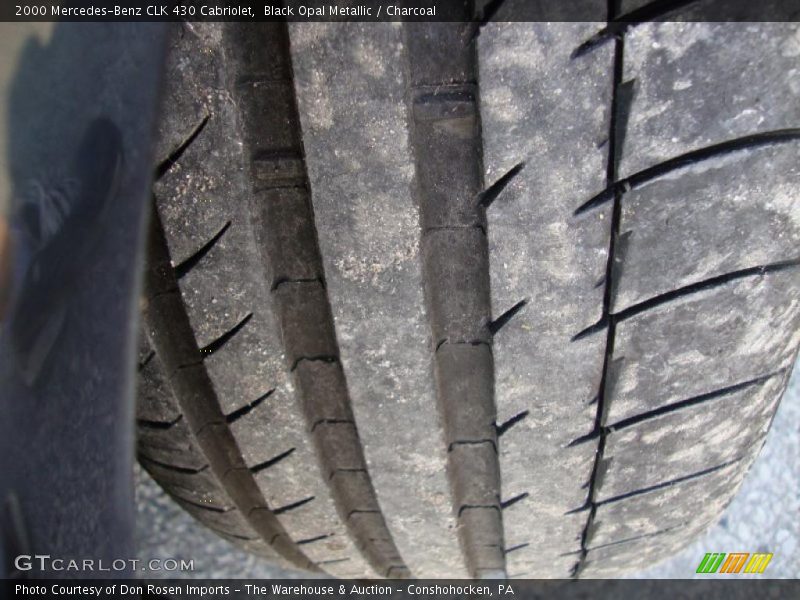 Black Opal Metallic / Charcoal 2000 Mercedes-Benz CLK 430 Cabriolet