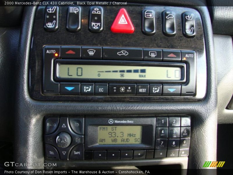 Controls of 2000 CLK 430 Cabriolet