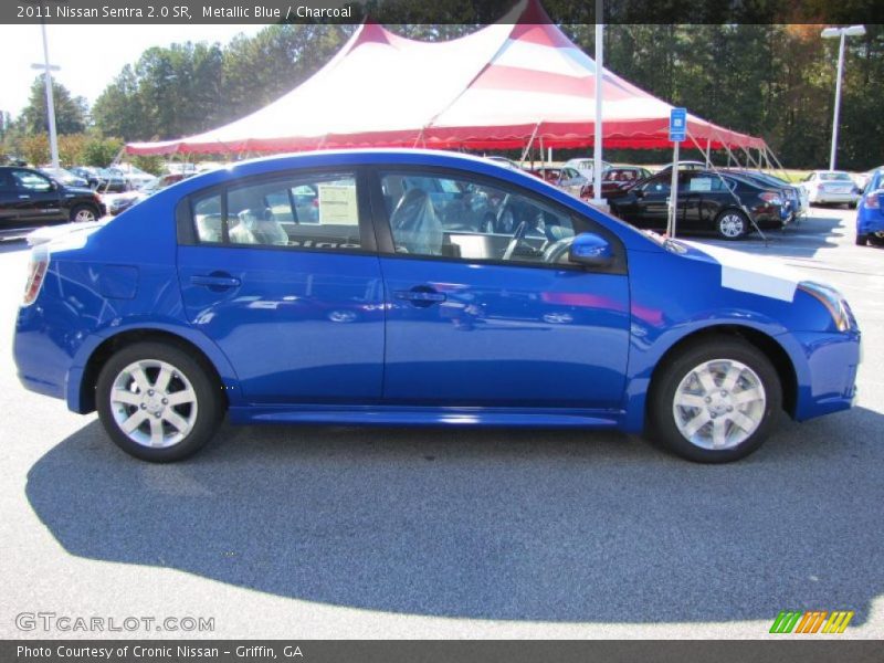 Metallic Blue / Charcoal 2011 Nissan Sentra 2.0 SR
