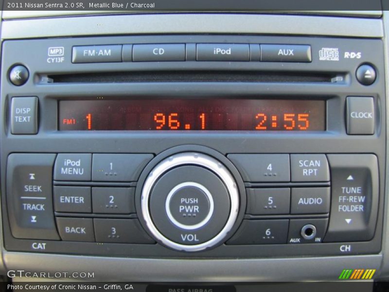 Metallic Blue / Charcoal 2011 Nissan Sentra 2.0 SR