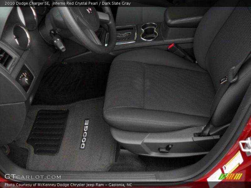Inferno Red Crystal Pearl / Dark Slate Gray 2010 Dodge Charger SE