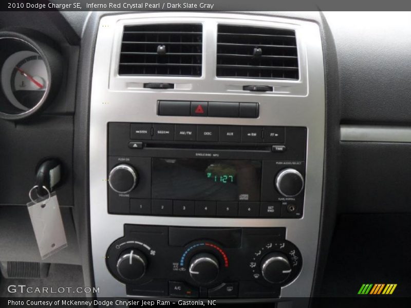 Inferno Red Crystal Pearl / Dark Slate Gray 2010 Dodge Charger SE