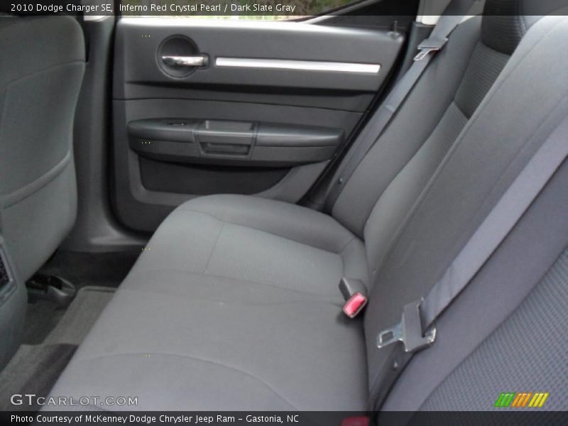 Inferno Red Crystal Pearl / Dark Slate Gray 2010 Dodge Charger SE