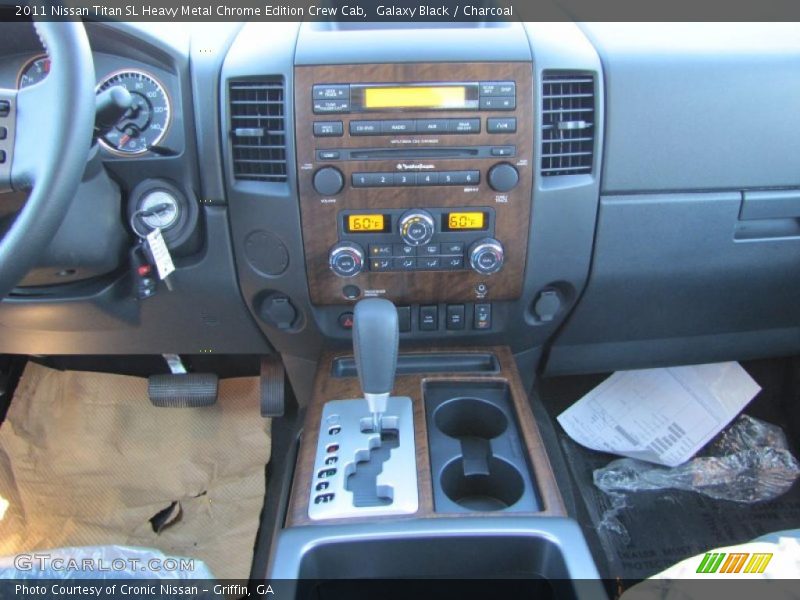  2011 Titan SL Heavy Metal Chrome Edition Crew Cab Charcoal Interior