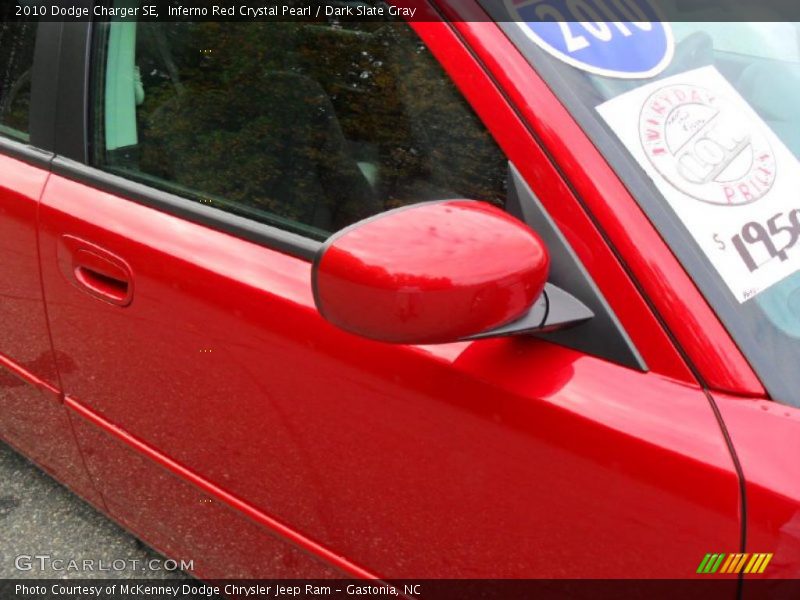Inferno Red Crystal Pearl / Dark Slate Gray 2010 Dodge Charger SE
