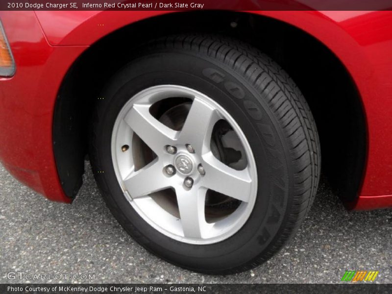Inferno Red Crystal Pearl / Dark Slate Gray 2010 Dodge Charger SE