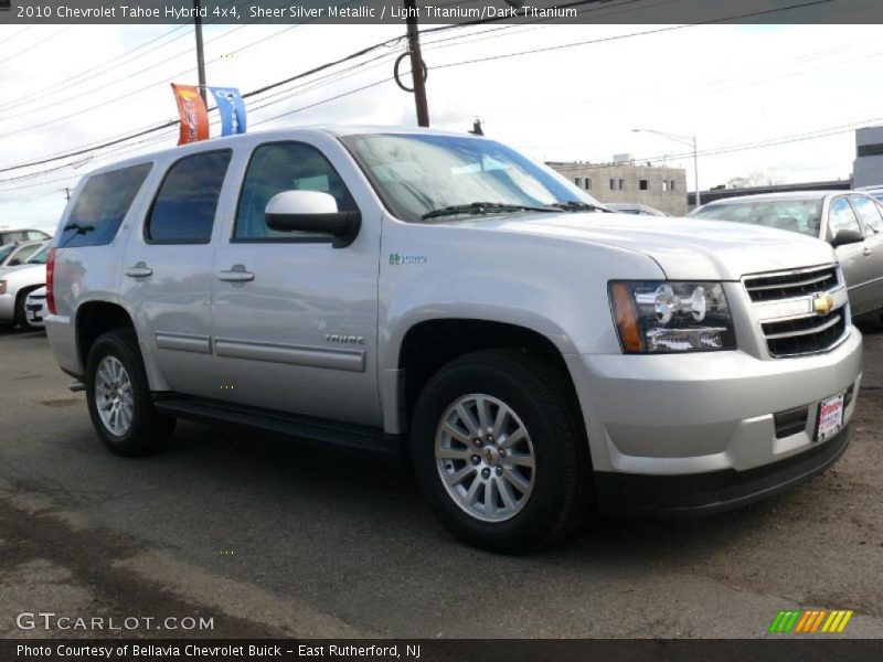 Sheer Silver Metallic / Light Titanium/Dark Titanium 2010 Chevrolet Tahoe Hybrid 4x4