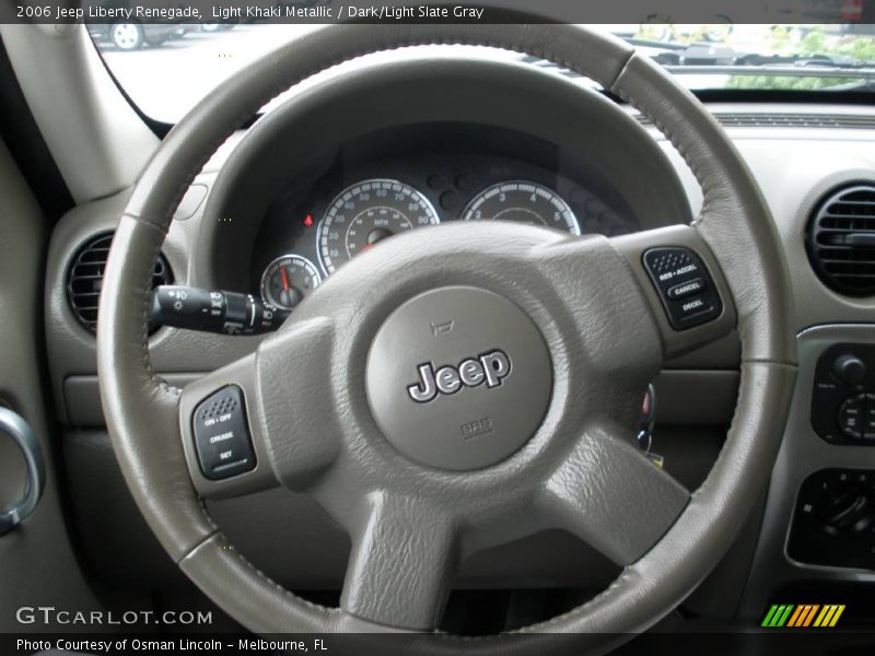 Light Khaki Metallic / Dark/Light Slate Gray 2006 Jeep Liberty Renegade