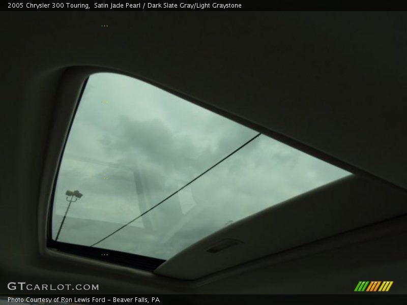 Satin Jade Pearl / Dark Slate Gray/Light Graystone 2005 Chrysler 300 Touring