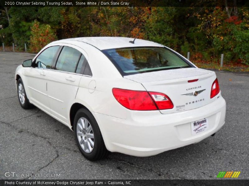 Stone White / Dark Slate Gray 2010 Chrysler Sebring Touring Sedan