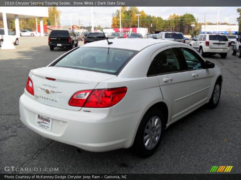 Stone White / Dark Slate Gray 2010 Chrysler Sebring Touring Sedan