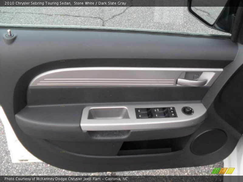 Stone White / Dark Slate Gray 2010 Chrysler Sebring Touring Sedan