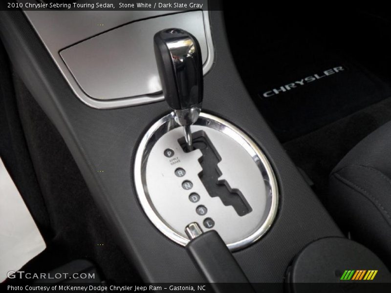 Stone White / Dark Slate Gray 2010 Chrysler Sebring Touring Sedan