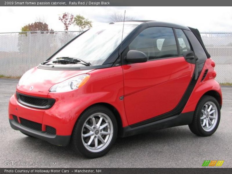 Front 3/4 View of 2009 fortwo passion cabriolet