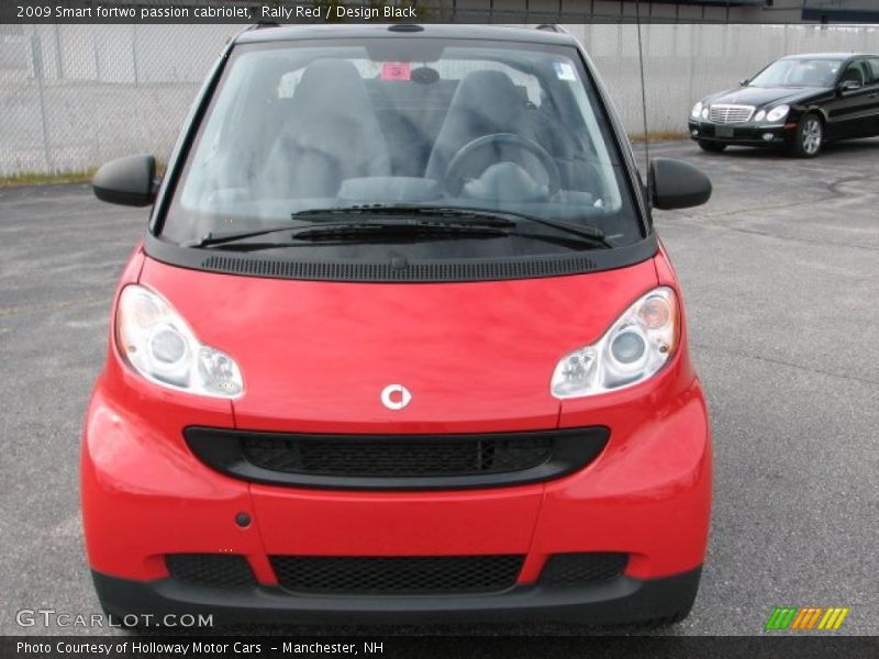 Rally Red / Design Black 2009 Smart fortwo passion cabriolet