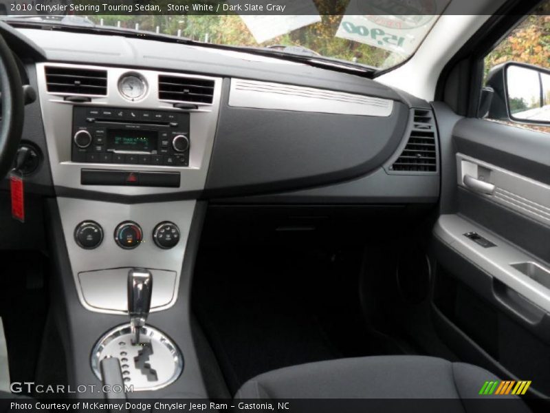 Stone White / Dark Slate Gray 2010 Chrysler Sebring Touring Sedan