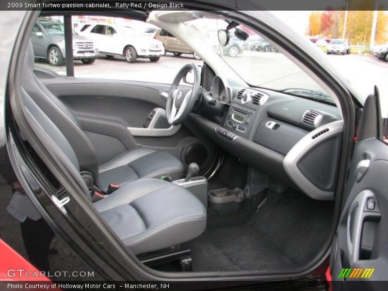  2009 fortwo passion cabriolet Design Black Interior