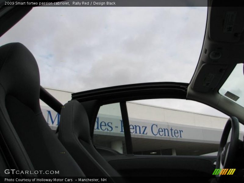 Sunroof of 2009 fortwo passion cabriolet