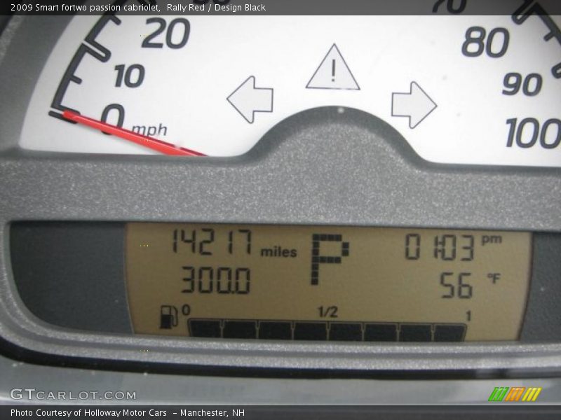 Rally Red / Design Black 2009 Smart fortwo passion cabriolet