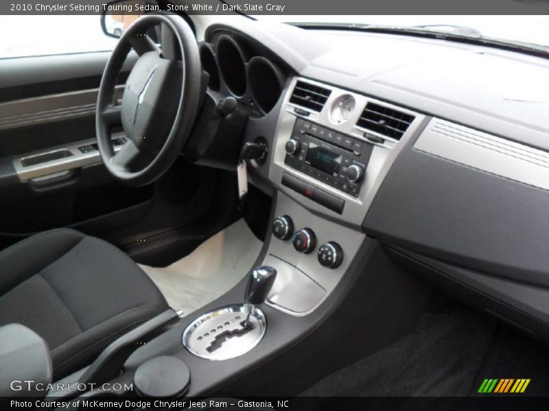 Stone White / Dark Slate Gray 2010 Chrysler Sebring Touring Sedan